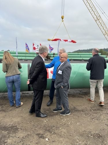 Enbridge’s Sunrise Expansion ground breaking ceremony.